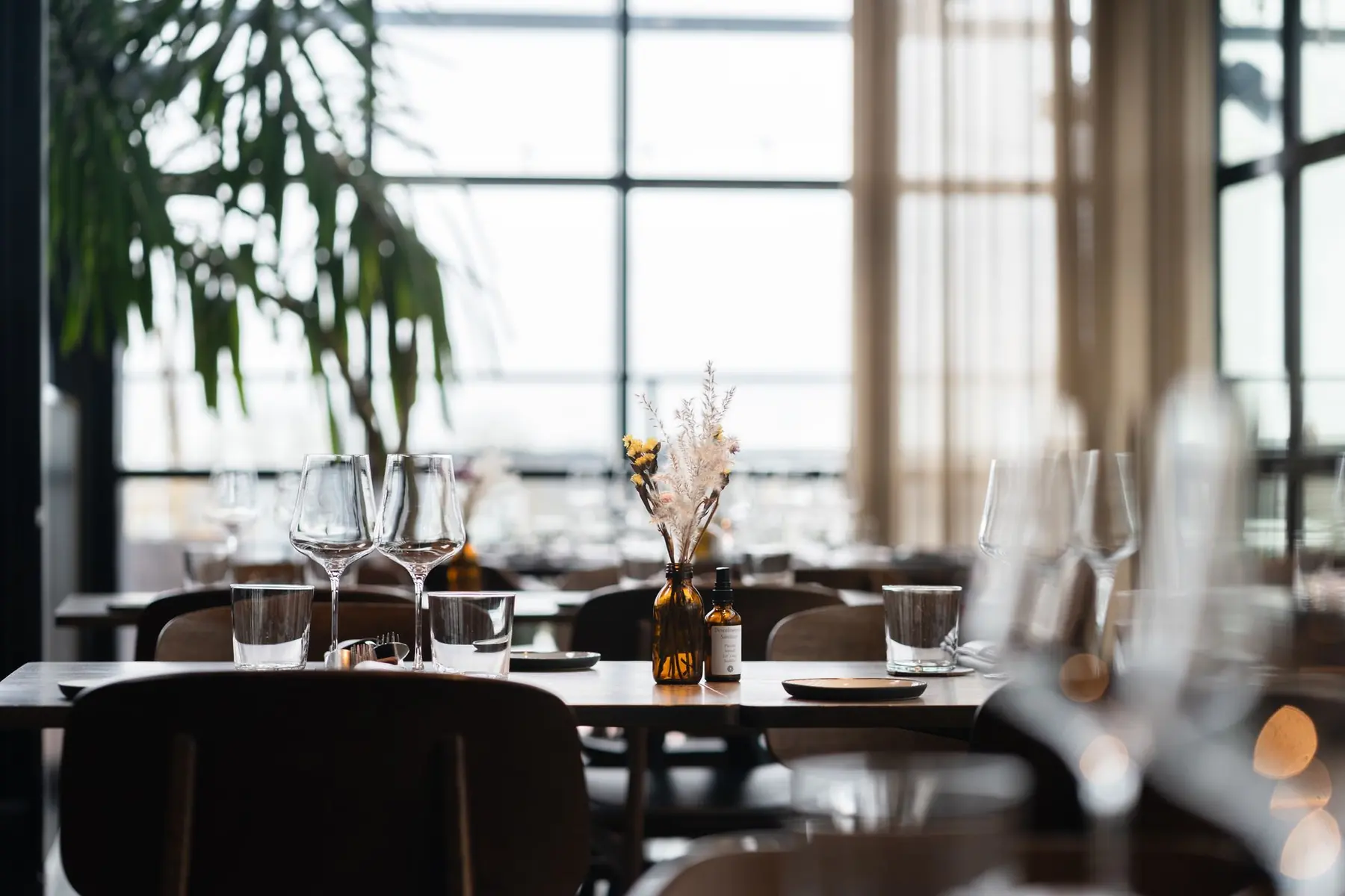 Dinner, then the tables